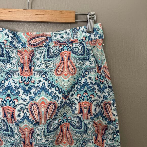 MASTERS BOBBY JONES Skort Pink and Blue Size 6 Side Zip - Picture 2 of 8